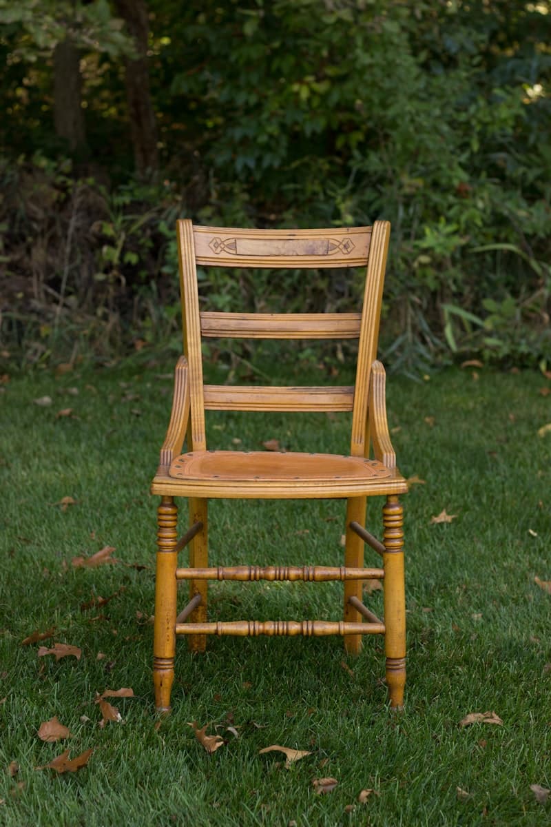 Lightweight camping chair on a light background