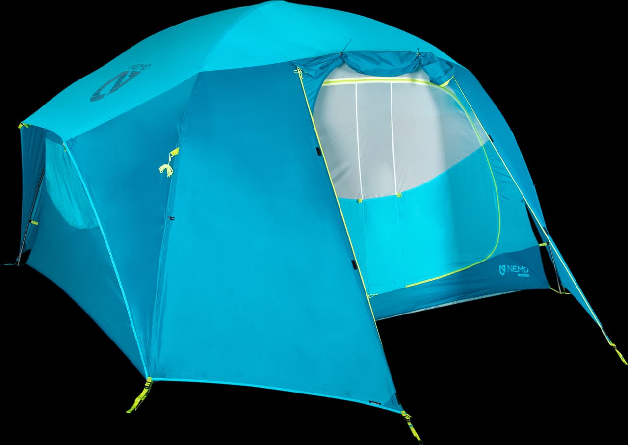 NEMO Aurora Highrise 6-Person Tent in Atoll and Oasis